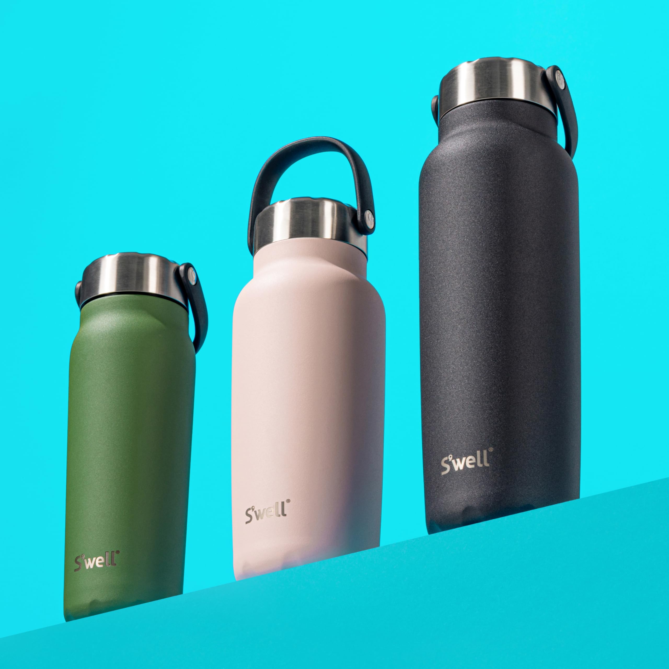 S'well Recycled Stainless Steel Explorer with Insulated Lid and Handle, 24oz, Himalayan Salt, Triple Layered Vacuum Insulated Containers Keeps Drinks Cold for 36 Hours and Hot for 8 - Image 5