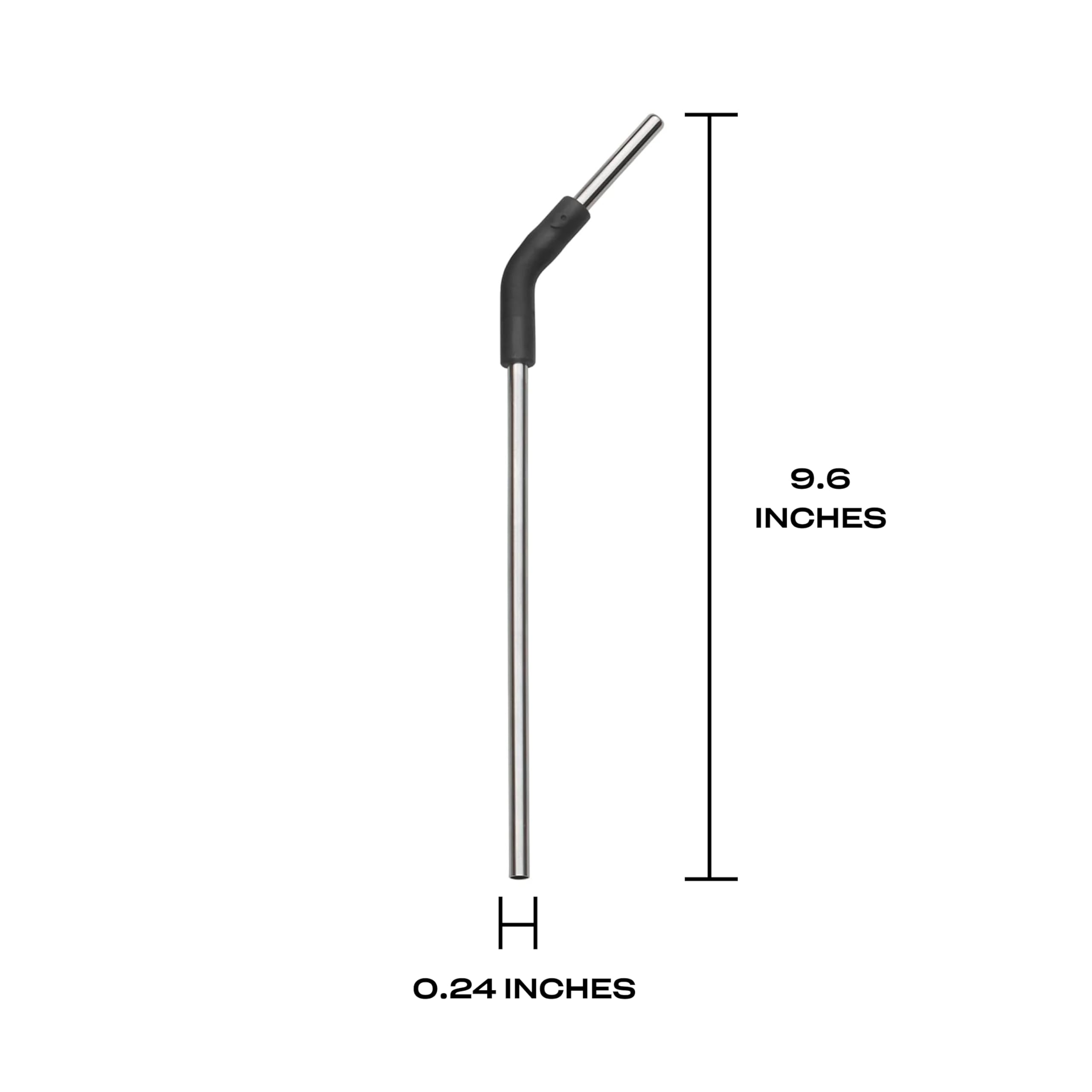 S'well Stainless Steel Straw Set, Includes 4 Straws With Flexi Neck and Straw Cleaning Brush, BPA Free - Image 5
