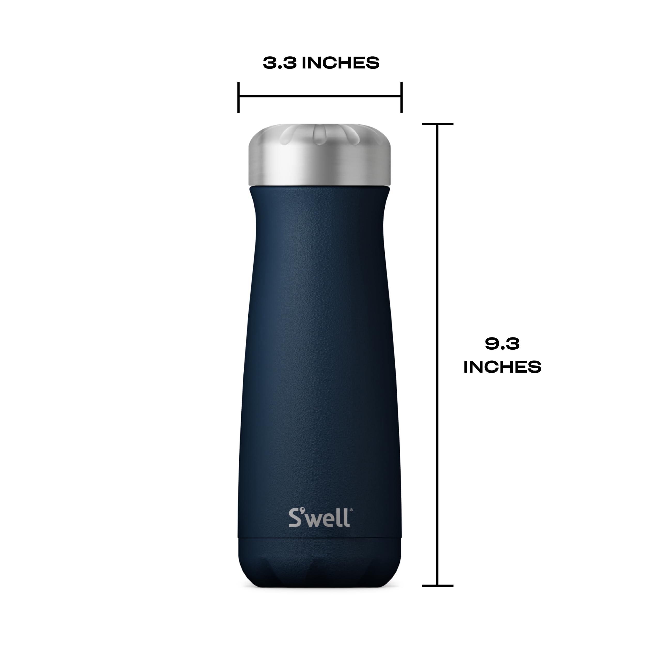 S'well Stainless Steel Traveler, 20oz, Azurite, Triple Layered Vacuum Insulated Containers Keeps Drinks Cold for 36 Hours and Hot for 15, BPA Free, Easy Carrying On the Go - Image 5