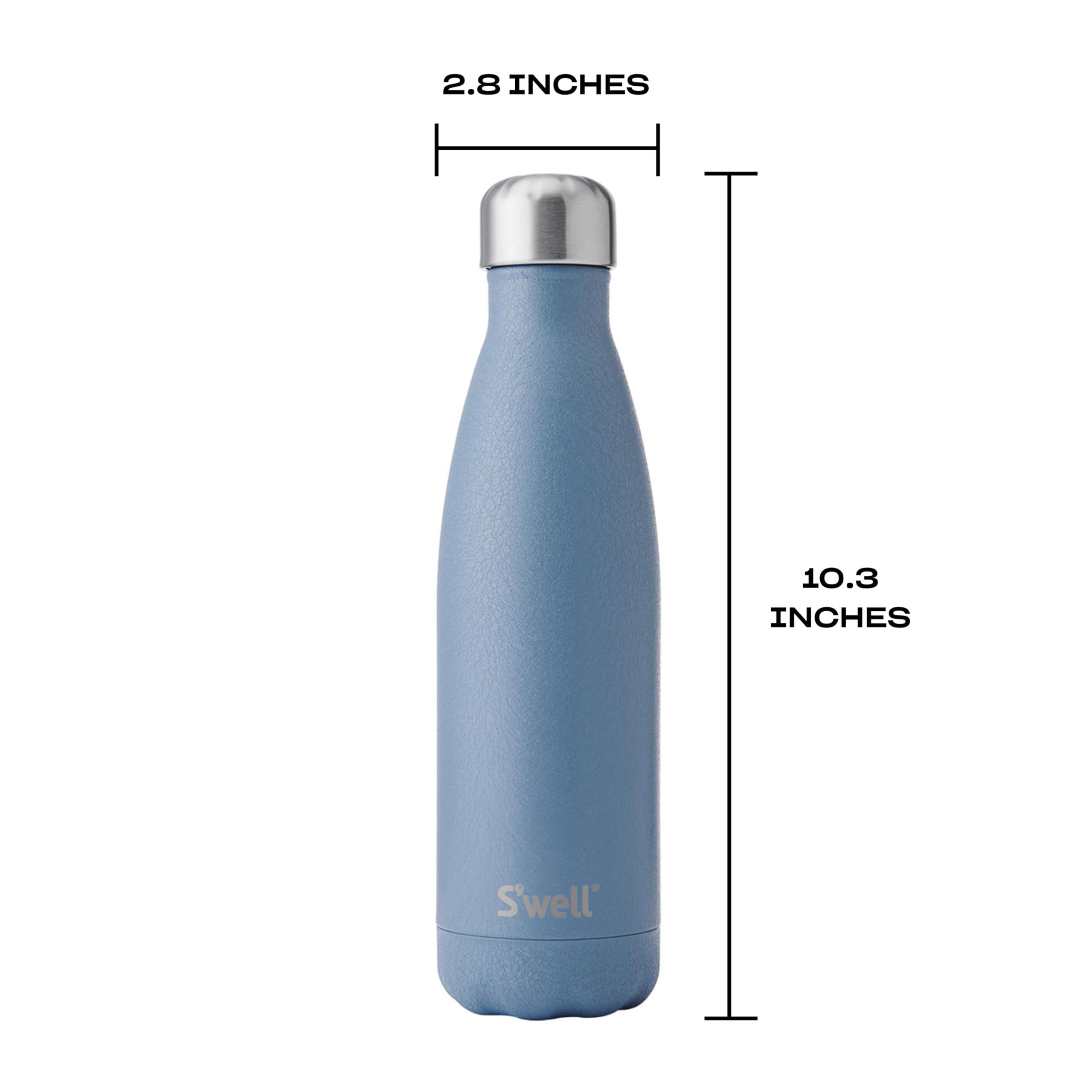 S'well Stainless Steel Water Bottle, 17oz, Desert Sky, Triple Layered Vacuum Insulated Containers Keeps Drinks Cold for 36 Hours and Hot for 18, BPA Free, Perfect for On the Go - Image 4